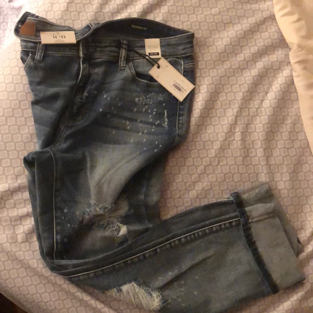 Brand New Judy Blue Bleach Splatter